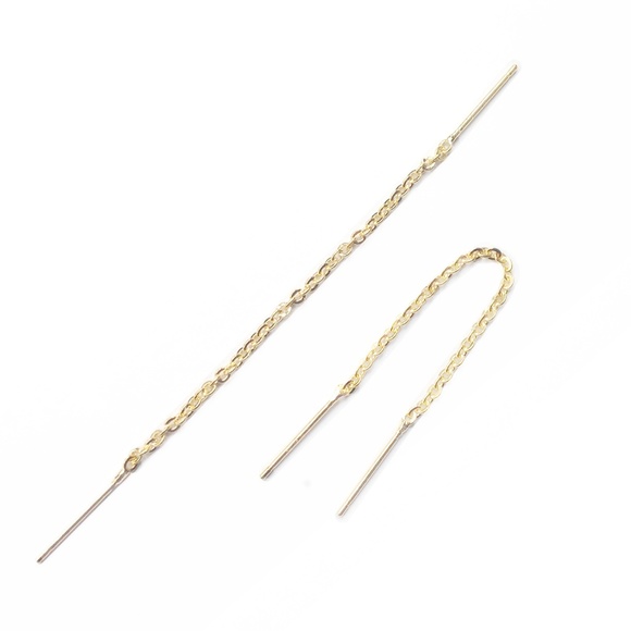 Candymuse Jewelry - *SALE* Earrings Threader Chain Gold